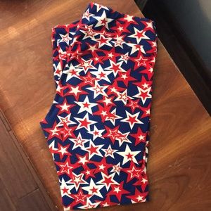 Like new! LuLaRoe TC American Leggings